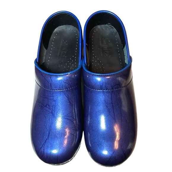 Sanita Women’s Izabella Professional Clogs Blue Size 6.5 (37) - Picture 2 of 8